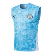 Camisola de Treinamento Manchester City Sin Mangas 2025-2026 Azul