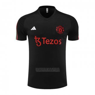 Camisola de Treinamento Manchester United 2023-2024 Preto