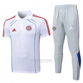 Conjunto Polo del Bayern de Munique 2025-2026 Branco