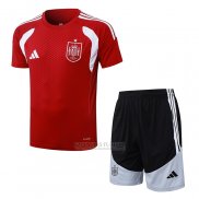 Fato de Treino Espanha Manga Curta 2026-2027 Vermelho - Calcas Curta