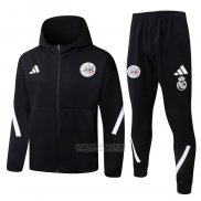 Fato de Treino Hoodie Ajax 2025-2026 Preto