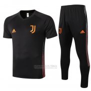 Fato de Treino Juventus Manga Curta 2020-2021 Preto
