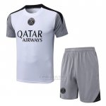 Fato de Treino Paris Saint-Germain Manga Curta 2026-2027 Branco - Calcas Curta