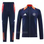 Jaqueta de Treinamento Manchester United Crianca 2024-2025 Azul