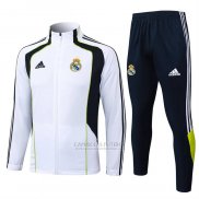 Jaqueta de Treinamento Real Madrid Crianca 2025-2026 Branco Preto