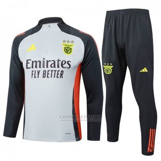 Sueter de Treinamento Benfica 2024-2025 Cinza