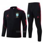Sueter de Treinamento Brasil 2026-2027 Preto Vermelho