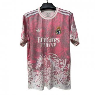 Tailandia Camisola Real Madrid Dragon 2025-2026 Rosa