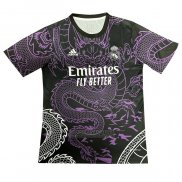 Tailandia Camisola Real Madrid Dragon 2024-2025 Preto Purpura