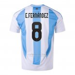 Camisola Argentina Jogador E.fernandez 1º 2024