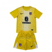 Camisola Atletico Madrid Goleiro Crianca 2025-2026 Amarelo