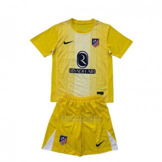 Camisola Atletico Madrid Goleiro Crianca 2025-2026 Amarelo