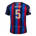 Camisola Barcelona Jogador Sergio 1º 2022-2023