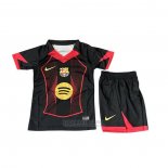 Camisola Barcelona Special Crianca 2025-2026 Preto Vermelho