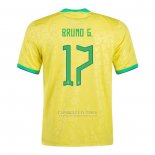 Camisola Brasil Jogador Bruno G. 1º 2022