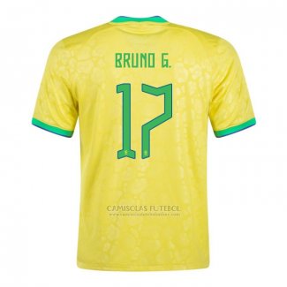 Camisola Brasil Jogador Bruno G. 1º 2022