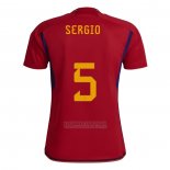 Camisola Espanha Jogador Sergio 1º 2022