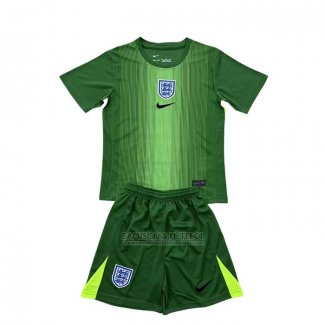 Camisola Inglaterra Goleiro Crianca 2025 Verde