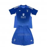 Camisola Juventus Goleiro Crianca 2025-2026 Azul