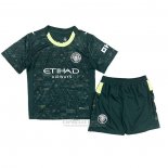Camisola Manchester City 4º Crianca 2025-2026