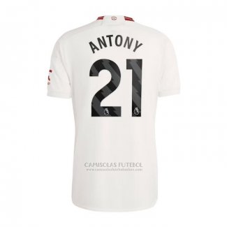 Camisola Manchester United Jogador Antony 3º 2023-2024