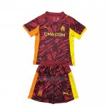 Camisola Olympique Marsella Goleiro Crianca 2025-2026 Vermelho