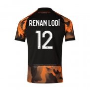 Camisola Olympique Marsella Jogador Renan Lodi 3º 2023-2024