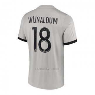 Camisola Paris Saint-Germain Jogador Wijnaldum 2º 2022-2023