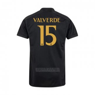 Camisola Real Madrid Jogador Valverde 3º 2023-2024