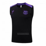 Camisola de Treinamento Barcelona Sin Mangas 2025-2026 Preto Purpura