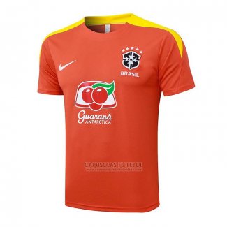 Camisola de Treinamento Brasil 2025-2026 Laranja