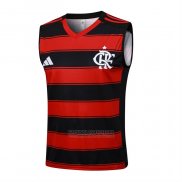 Camisola de Treinamento Flamengo Sem Mangas 2025-2026 Preto Vermelho