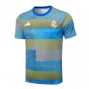Camisola de Treinamento Real Madrid 2025-2026 Azul Verde