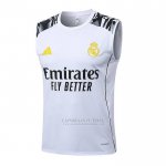 Camisola de Treinamento Real Madrid Sin Mangas 2025-2026 Branco