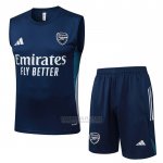 Fato de Treino Arsenal Sin Mangas 2025-2026 Azul Branco