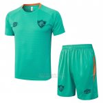 Fato de Treino Fluminense Manga Curta 2025-2026 Verde - Calcas Curta