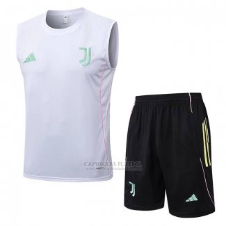 Fato de Treino Juventus Sin Mangas 2025-2026 Branco