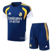 Fato de Treino Real Madrid Manga Curta 2026-2027 Azul - Calcas Curta