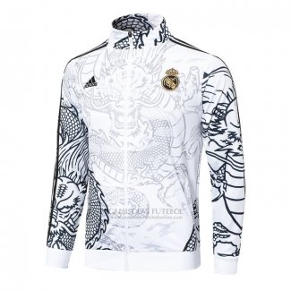 Jaqueta Real Madrid Dragon 2024-2025 Branco