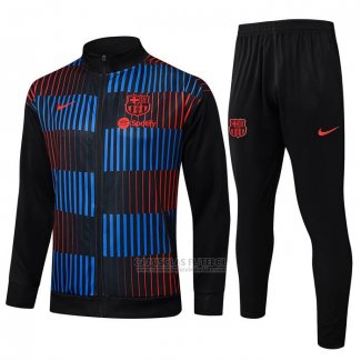 Jaqueta de Treinamento Barcelona 2024-2025 Vermelho Y Azul