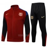 Jaqueta de Treinamento Barcelona 2024-2025 Vermelho Y Azul