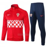 Jaqueta de Treinamento Croacia 2020-2021 Vermelho
