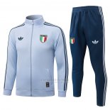 Jaqueta de Treinamento Italia Crianca 2026-2027 Azul Claro