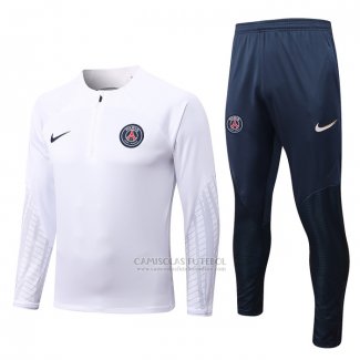Sueter de Treinamento Paris Saint-Germain 2022-2023 Branco