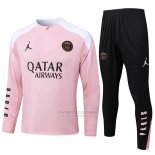 Sueter de Treinamento Paris Saint-Germain Jordan Crianca 2024-2025 Rosa