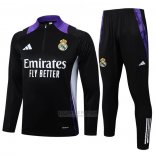 Sueter de Treinamento Real Madrid 2024-2025 Preto