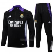 Sueter de Treinamento Real Madrid 2024-2025 Preto