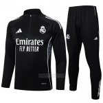 Sueter de Treinamento Real Madrid Crianca 2025-2026 Preto