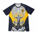 Tailandia Camisola Brasil Jesus 2026 Cinza Amarelo