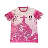 Tailandia Camisola Brasil Jesus 2025-2026 Rosa